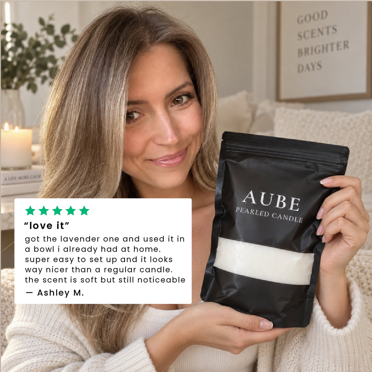 Aube - Pearled Candle