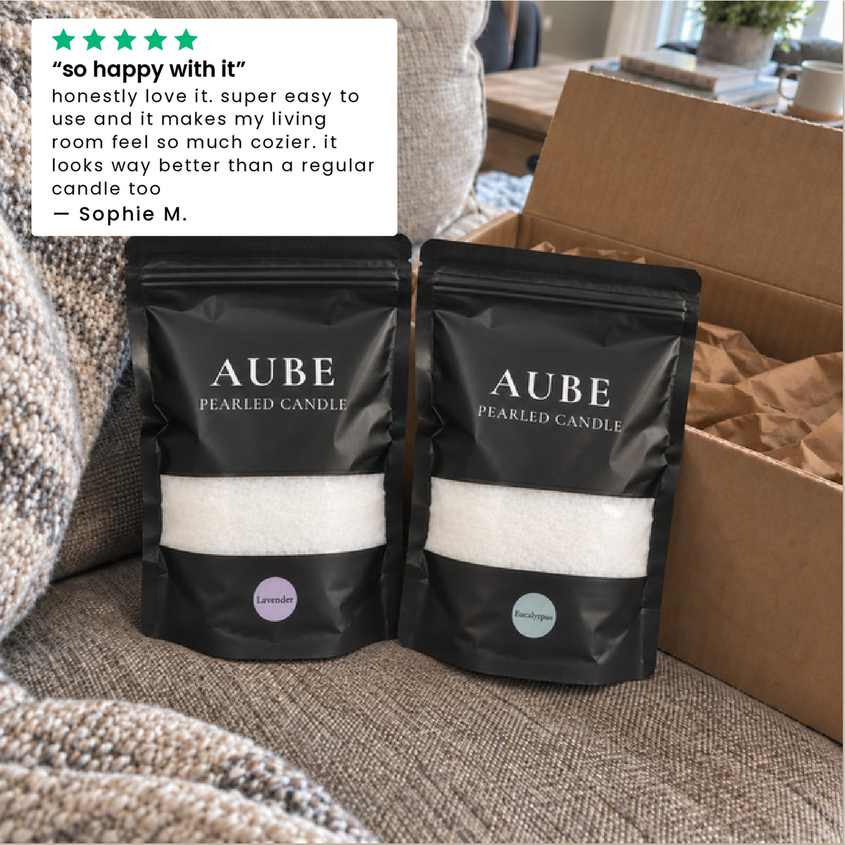 Aube - Pearled Candle